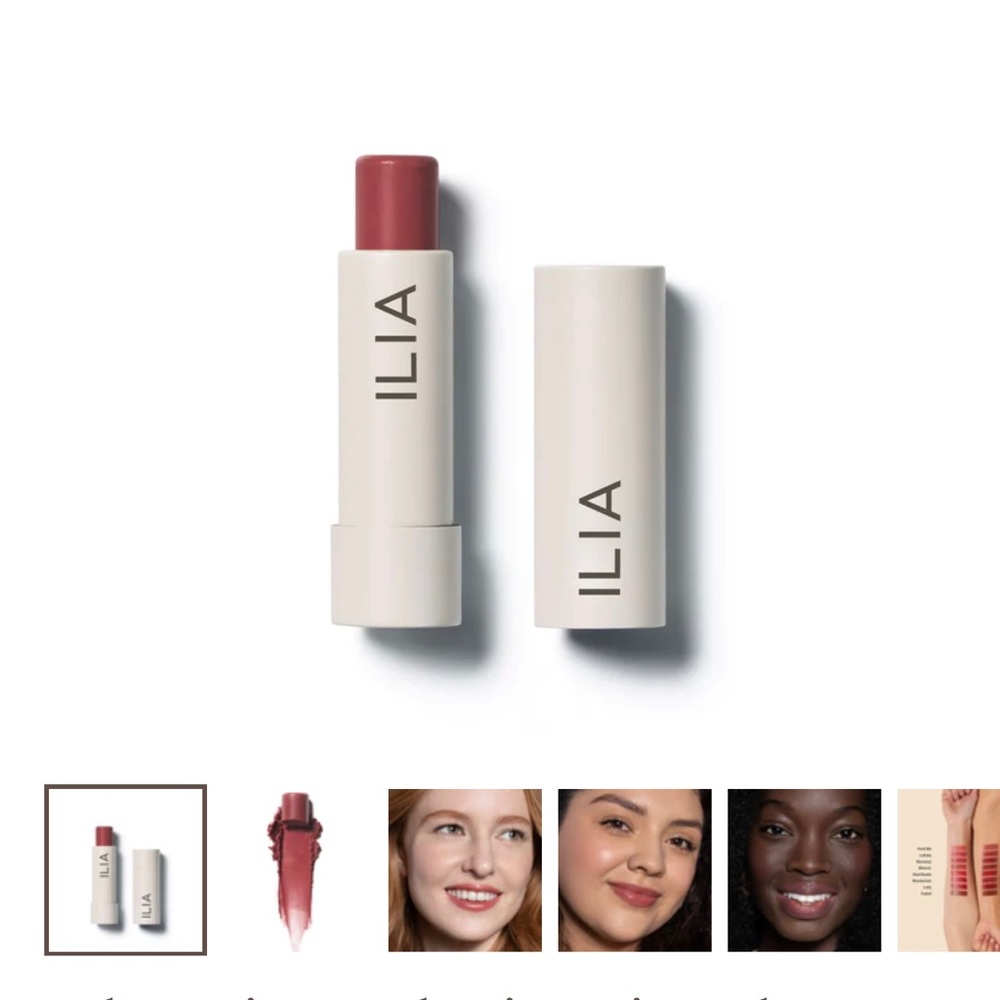 ILIA Balmy tint hydrating lip balm - Runaway and Lullaby -4.4g NIB